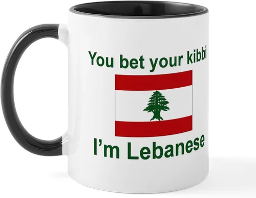 Miniatura 31 de CafePress #1 - Taza de café de cerámica libanesa de 11 oz (11.0 fl oz)