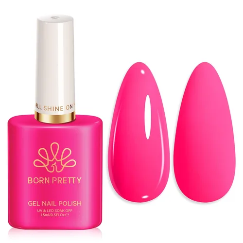 Miniatura 12 de Born Pretty Jelly Baby Pink - Esmalte de uñas de gel rosa claro, suave, transparente, neutro, translúcido, color natural, esmalte de gel UV