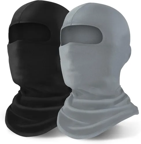 Miniatura 56 de YESLIFE Pasamontañas de esquí para hombres, máscara facial de verano para cascos de motocicleta, accesorios de motocross, polaina de cuello, bandanas