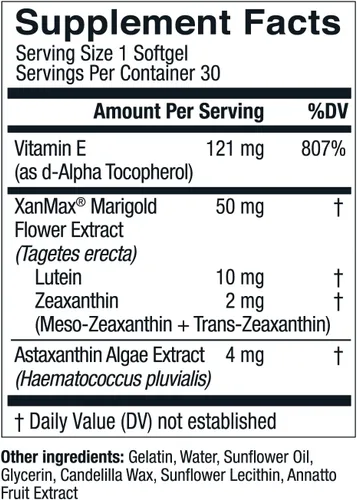 Miniatura 4 de Live Conscious Vitaminas para los ojos Select AREDS 2 Ingredientes con vitamina E, luteína y astaxantina - OptiWell Suplemento para la salud ocular