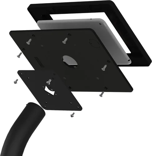 Miniatura 8 de VidaMount Caja y soporte de suelo con tapa de botón para el hogar, color negro, compatible con iPad mini 1/2/3