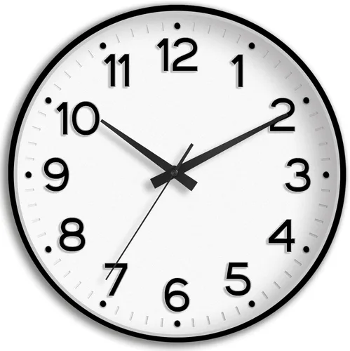 Miniatura 17 de Roymnie Reloj de pared verde, 10 pulgadas, silencioso, funciona con pilas, moderno reloj analógico sin tictac, decorativo para cocina, dormitorio