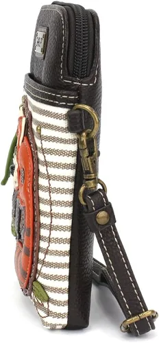 Miniatura 7 de CHALA - Bolso cruzado para teléfono celular, bolso de mano de pulsera multicolor para mujer con correa ajustable