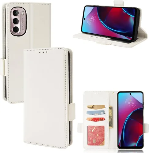 Miniatura 39 de Funda de piel sintética compatible con Motorola Moto E22 4G, funda de piel sintética compatible con Motorola Moto E22i 4G, color negro