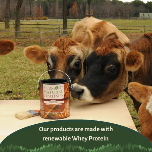 Miniatura 4 de Vermont Natural Coatings PolyWhey - Tinte penetrante exterior - marrón bellota - cuarto de galón marrón (Acorn Brown)
