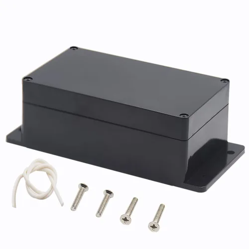 Miniatura 15 de Zulkit Caja de conexiones de plástico ABS a prueba de polvo, impermeable, IP65, cajas eléctricas universales, carcasa para proyectos con oreja fija
