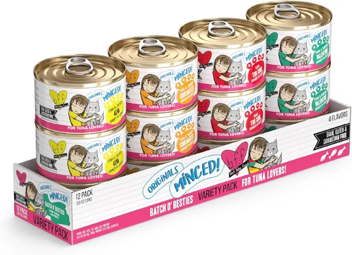 Miniatura 27 de Weruva BFF - Comida húmeda natural picada para gatos, atún y tilapia en pareja en gelatina, lata de 3 oz, paquete de 24