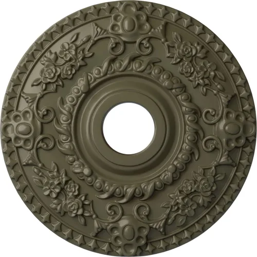 Miniatura 30 de Ekena Millwork CM18RORUS Medallón de techo de rosa, 18.0 in de diámetro exterior x 3.5 in de diámetro interior x 1.4 in de diámetro interior x 1.4