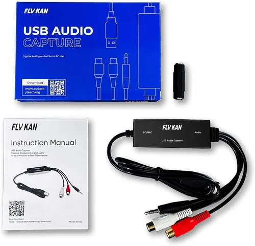 Miniatura 7 de capturador de cassette a mp3 para Windows 10/8.1/8/7 y Mac OS 10.11 USB 2.0