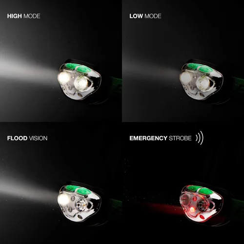 Miniatura 4 de Energizer Vision Linterna Frontal LED Recargable, Linterna Frontal LED Brillante Resistente al Agua para Exteriores, Equipo de Campamento y Verde