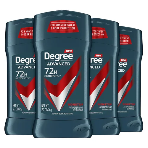 Degree Men Desodorante antitranspirante avanzado 72H Protección contra el sudor y el olor Reclamación sin parar: Desodorante para hombres con
