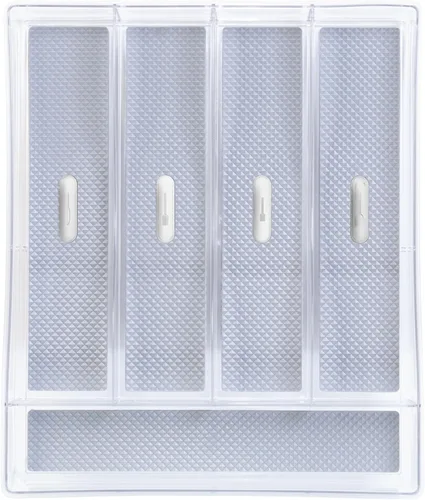 Miniatura 9 de Glad Bandeja de almacenamiento de plástico para cajones, contenedor organizador resistente para el hogar, cocina, baño, dormitorio, oficina, pies