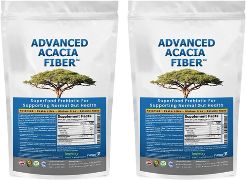 Miniatura 9 de Polvo de fibra de acacia avanzada de 2.5 libras (40 onzas) de fibra soluble orgánica reparadora intestinal en polvo. Suplemento natural prebiótico