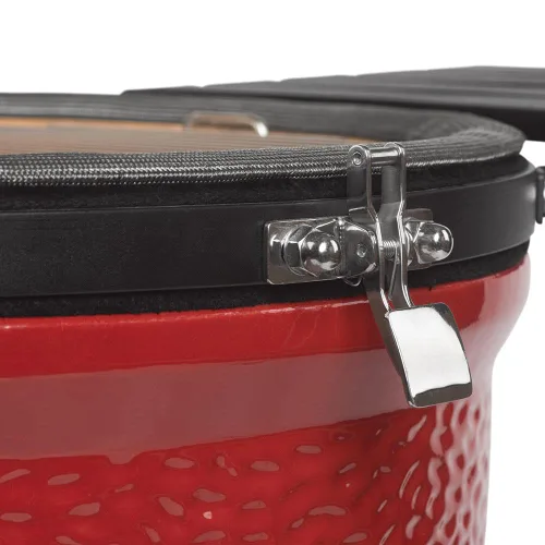 Miniatura 7 de LavaLock Kit de juntas de malla de alambre para Kamado Joe/BGE - 1-1/4" X 150 pulgadas. Junta plana para ahumar barbacoa autoadhesiva con cinta