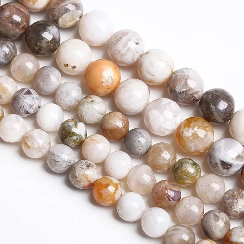 Miniatura 59 de 100 cuentas redondas sueltas de hematita negra de grado AAA para hacer joyas y pulseras