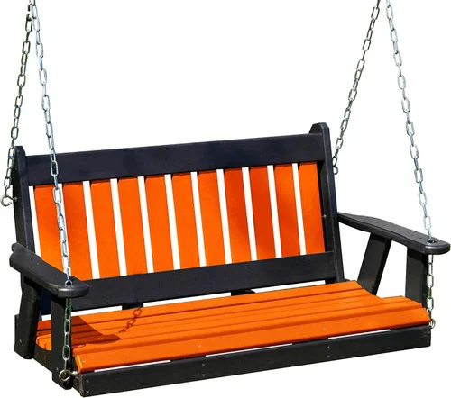 Miniatura 15 de Columpio de polietileno de polietileno de alta densidad de polietileno (PDPE) resistente y duradero, fabricado en Estados Unidos, fabricado en Amish