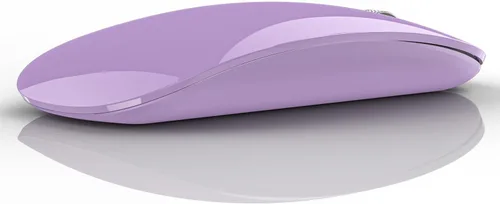 Miniatura 12 de TENMOS M18 Mouse Bluetooth, Mouse inalámbrico recargable USB C, Mouse silencioso de triple modo (Bluetooth dual+USB) para computadora, portátil