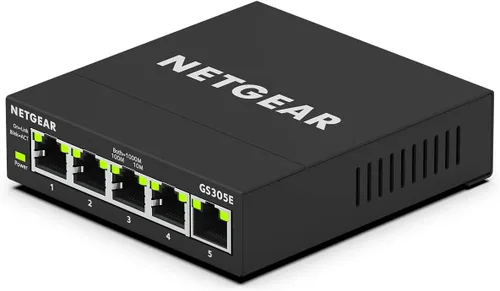 Miniatura 2 de NETGEAR - Conmutador Easy Smart Managed Essentials Gigabit Ethernet de 5 puertos - Para escritorio o pared, hub de red doméstica, bifurcador