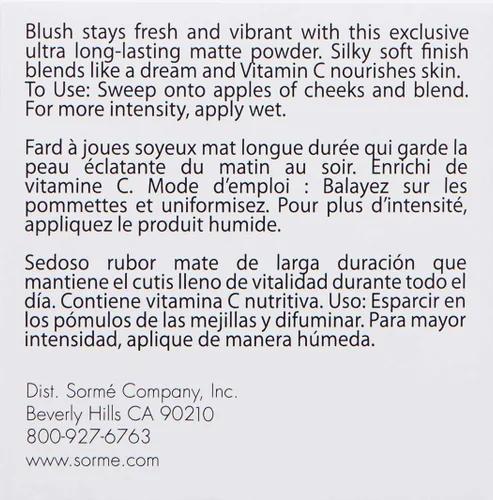 Miniatura 3 de Sorme Cosmetics - Rubor de larga duración, rosa salvaje, 0.14 onzas rosa (Wild Rose)