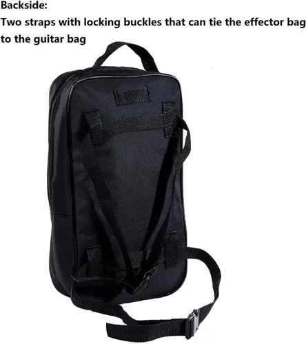 Miniatura 3 de Eno Music 14" Bolsa Mini para Pedal de Efectos de Guitarra Compacta Pequeña