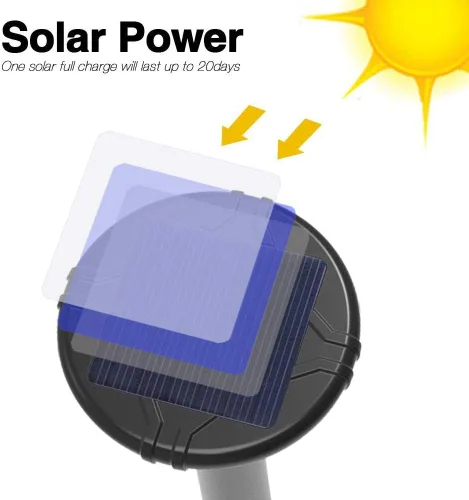 Miniatura 3 de Repelente de serpientes solar ultrasónico, repelente de serpientes para exteriores, repelente solar de serpientes para exteriores, repelente
