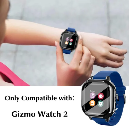 Miniatura 7 de Kuaguozhe Paquete de 2 fundas compatibles con Gizmo Watch 2, protector de pantalla para niños (paquete de 2), funda protectora general