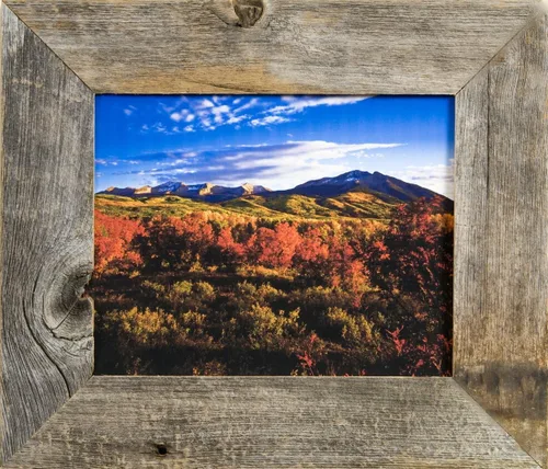Miniatura 11 de MyBarnWoodFrames Homestead - Marco de fotos de madera de granero recuperada de 4 x 6 pulgadas (ancho del marco de 1.5 pulgadas)