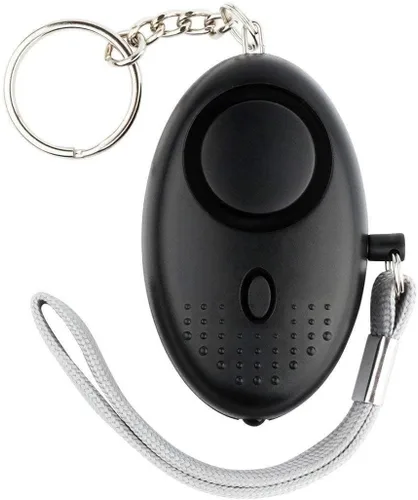 Alarmas de seguridad personal para mujeres, sirena, reutilizable, aprobada por la policía, 140 dB, pequeña alarma de seguridad personal con luz LED,