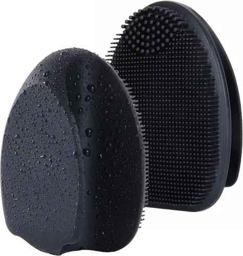 Miniatura 14 de Limpiador facial de silicona suave, limpiador corporal para limpieza profunda, exfoliación, 2 cepillos corporales de silicona para mujeres