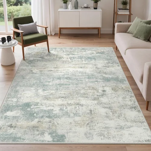 Miniatura 115 de GENIMO Alfombra antideslizante de 2 x 6 pies, lavable para pasillos de cocina, alfombras de cocina modernas abstractas, alfombra ligera de pelo bajo
