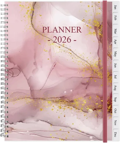 Miniatura 16 de Planificador de bolsillo/Calendario 2026 - enero de 2026 a diciembre de 2026, A6 Organizador semanal y mensual, cuaderno y diario para rastrear