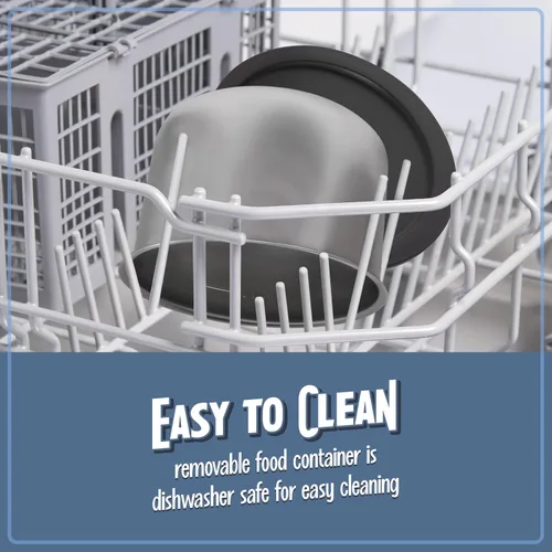 Miniatura 7 de Nostalgia Fiambrera portátil calentada – Calentador de alimentos de acero inoxidable de 2.5 tazas – Cable desmontable, tapa a prueba de fugas, asa