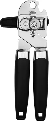Miniatura 4 de Abrelatas multifuncional 3 en 1, herramienta de cocina manual, manual de seguridad, ergonómico y resistente, abrelatas manual para personas mayores