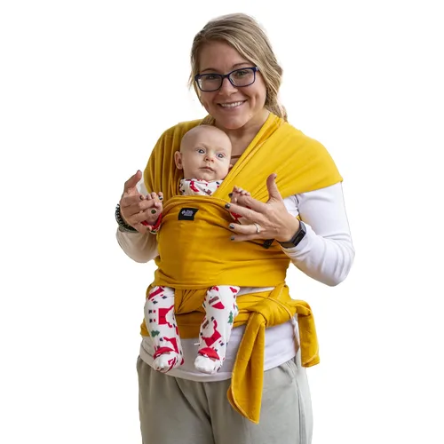 Miniatura 16 de Portabebés suave, elástico, envoltura de algodón para bebé, cabestrillo para bebé, cubierta de lactancia para usar con recién nacido-bebé