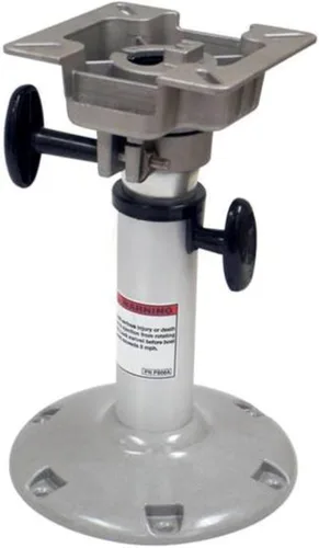 Attwood 2385400 Swivl-Eze - Pedestal de asiento de barco de altura ajustable de 14 a 20 pulgadas