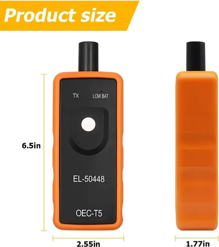 Miniatura 2 de EL-50448 Herramienta de reaprendizaje TPMS para automóvil, herramienta de activación del sensor de presión de neumáticos OEC-T5, accesorios