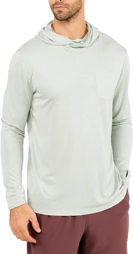 Miniatura 39 de Free Fly Sudadera ligera con capucha para hombre, con protección solar UPF 20+ para hombre, transpirable, manga larga, para pesca