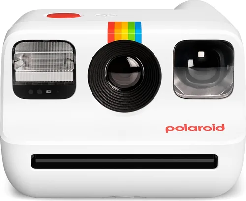 Miniatura 2 de Polaroid Go - Cámara instantánea (blanco) con doble paquete de película de color y paño de microfibra