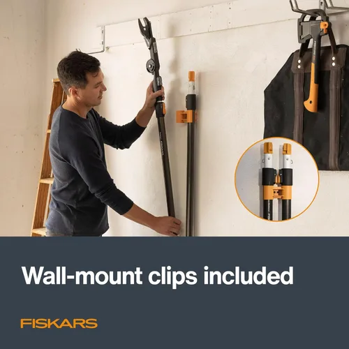 Miniatura 9 de Fiskars XtendControl - Podadora de árbol extensible de 12 pies, recortadora de ramas de sierra de poste ajustable con sierra X1 de 15 pulgadas