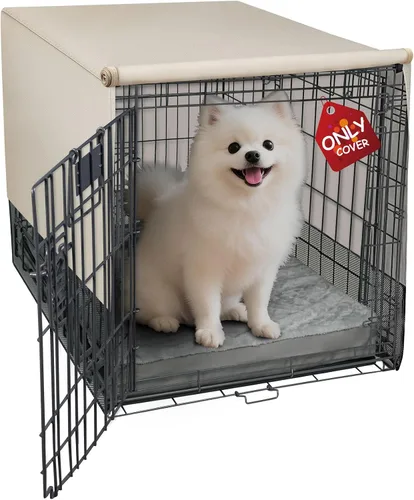 Miniatura 21 de Explore Land Funda transpirable para jaula de perro, ventilación de malla de 4 lados, funda básica para perrera para mascotas, todos los lados