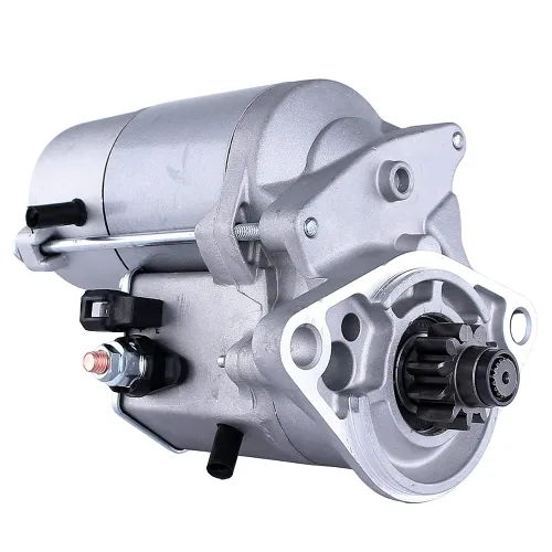 RAREELECTRICAL Motor de arranque compatible con Mc35 G6035 Segadora delantera Tt45a Tt50a Tc48da Tc55da Tractor compacto diesel en sentido horario