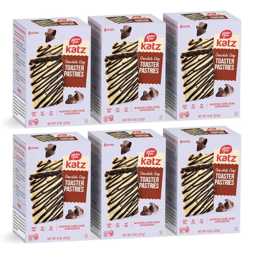 Miniatura 13 de Katz Gluten Free Pasteles tostadores de canela sin escarchar. Bocadillos escolares. Libre de lácteos, cacahuetes, nueces de árbol y sésamo, sin