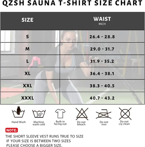 Miniatura 6 de Chaleco de sauna para mujer, camiseta sin mangas, con cremallera, de compresión, para entrenamiento de cintura