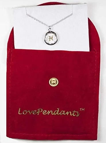 Miniatura 2 de LovePendants Colgante de pastor alemán con cristal de Swarovski grabado y esmaltado en plata de ley