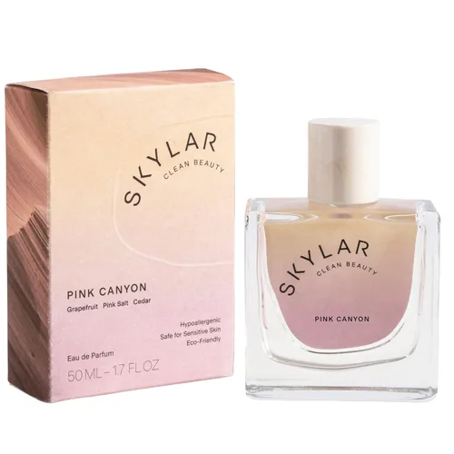 Skylar Pink Canyon Eau de Parfume – Perfume hipoalergénico para mujeres y hombres, vegano y seguro para pieles sensibles – Perfume de cítricos