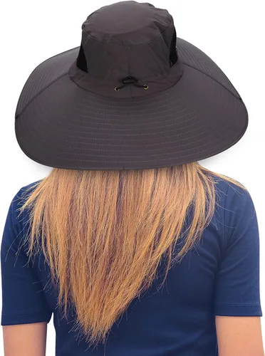 Miniatura 2 de Leotruny - Sombrero de sol de ala superancha para mujer UPF50+ impermeable para pesca, senderismo, camping