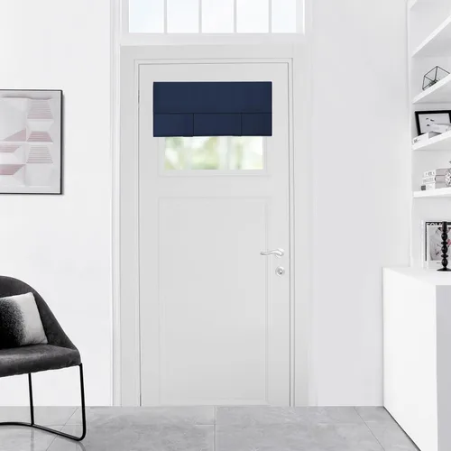 Miniatura 18 de WdFour Cortinas de puerta francesa con tacto sedoso, aislamiento térmico, reducción de ruido, cortinas opacas para puerta de vidrio y oficina