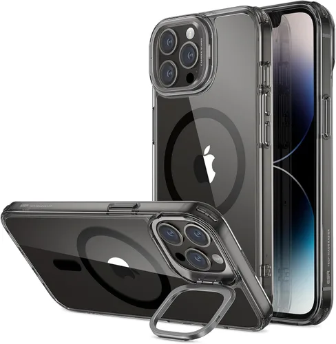 Miniatura 65 de ESR Funda para iPhone 14 Pro Max, Compatible con MagSafe, Funda Transparente para Teléfono con Soporte Stash Integrado para iPhone 14 Pro Max