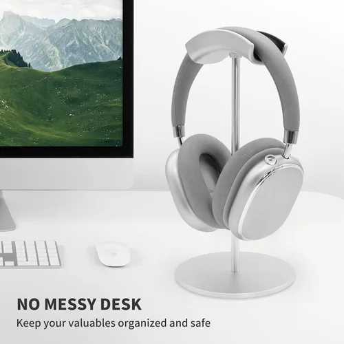 Miniatura 3 de Srhythm Soporte para auriculares, soporte de auriculares de metal para ahorrar espacio y mostrar
