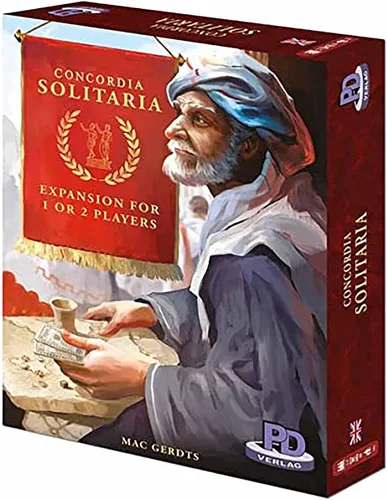 Rio Grande Games Expansión Concordia Solitaria: Estrategia de juegos de mesa en solitario y para 2 jugadores
